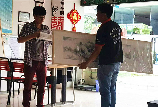 國畫、卷軸航空快遞